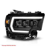 ANZO 19-24 RAM 2500/3500 Z-Series Full LED Proj Headlights DRL/Init/SeqSig - Pass. Side ONLY
