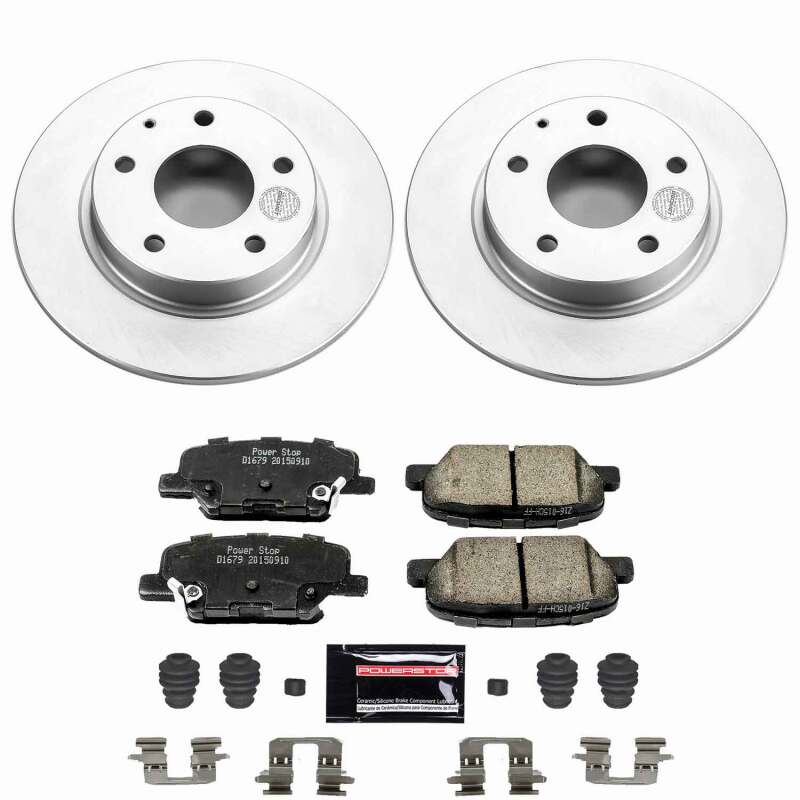 Power Stop 14-16 Mazda 3 Rear Z23 Coated Brake Kit