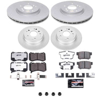 Power Stop 04-08 Acura TL Front and Rear Z26 Coated Brake Kit
