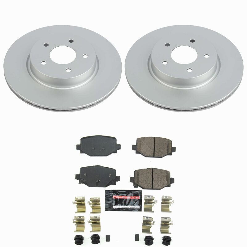 Power Stop 19-25 Infiniti QX50 Rear Z23 Coated Brake Kit