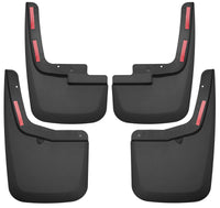 Husky Liners 2015-2017 Ford F-150 w/ OE Fender Flares Front and Rear Mud Guards - Black