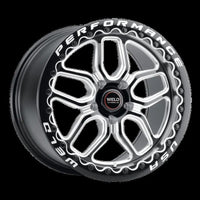 Weld 17x10 Laguna Beadlock 5x115 ET30 BS 6.68 Gloss Black 78.1