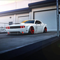 Oracle 08-14 Dodge Challenger LED Projector Headlight Halo Kit - Red