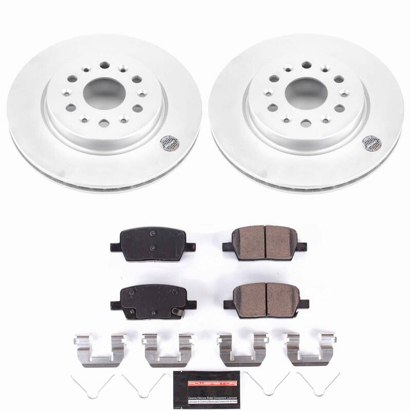 Power Stop 18-20 Buick Enclave Rear Z23 Coated Brake Kit