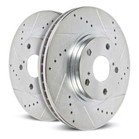 Power Stop 24-25 Ford Mustang Left Front Drilled & Slotted Rotor