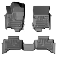 Husky Liners 24-25 Toyota Land Cruiser/Lexus GX550 WeatherBeater Frnt & 2nd Row Floor Liners - Black