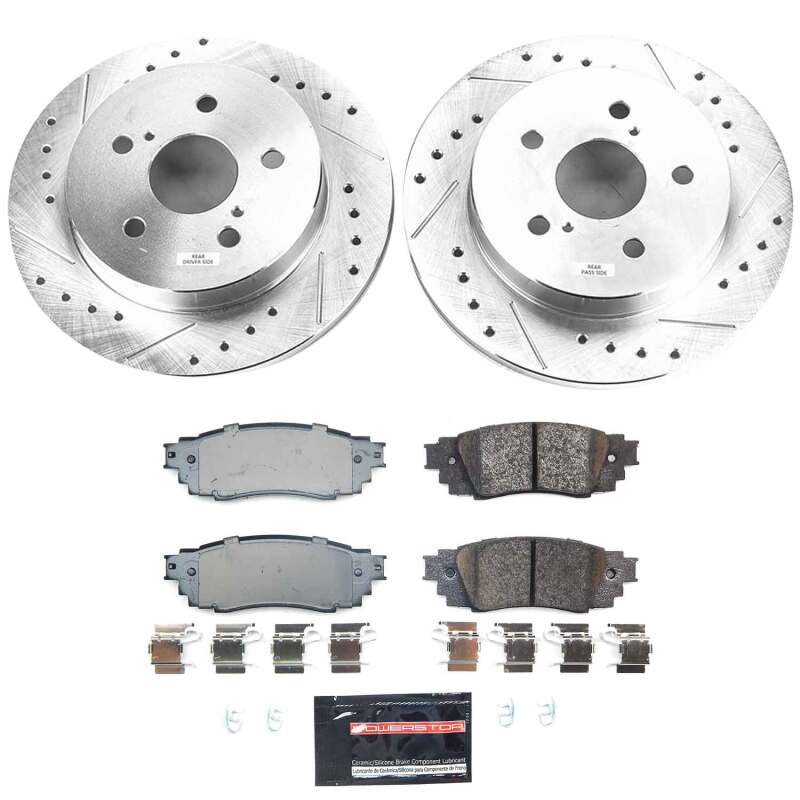 Power Stop 24-26 Toyota Corolla Cross Rear Z23 Evolution Brake Kit