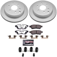 Power Stop 05-26 Nissan Frontier Rear Z36 Coated Truck & Tow Brake Kit