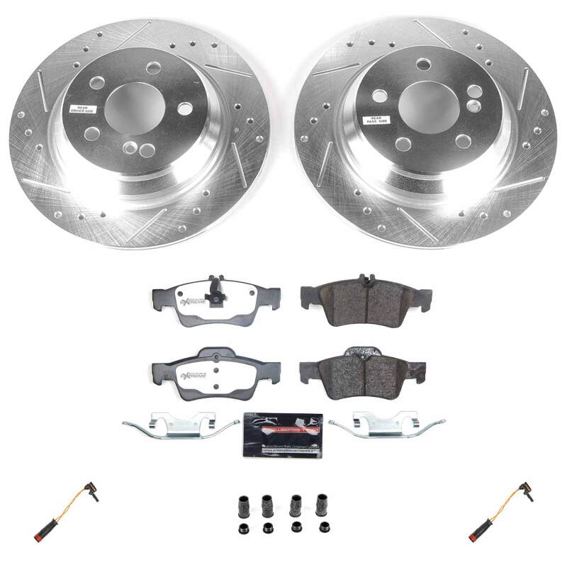 Power Stop 2006 Mercedes-Benz S350 Rear Z26 Truck & Tow Brake Kit
