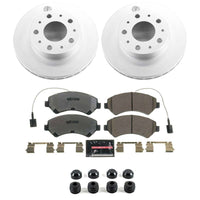 Power Stop 14-25 Ram ProMaster 1500 Front Z36 Coated Truck & Tow Brake Kit