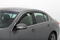 Husky Liners 26-27 Toyota Rav4 Hybrid Low Pro Ventvisor (6pc) - Chrome Trim - Smoke Chrm Trim