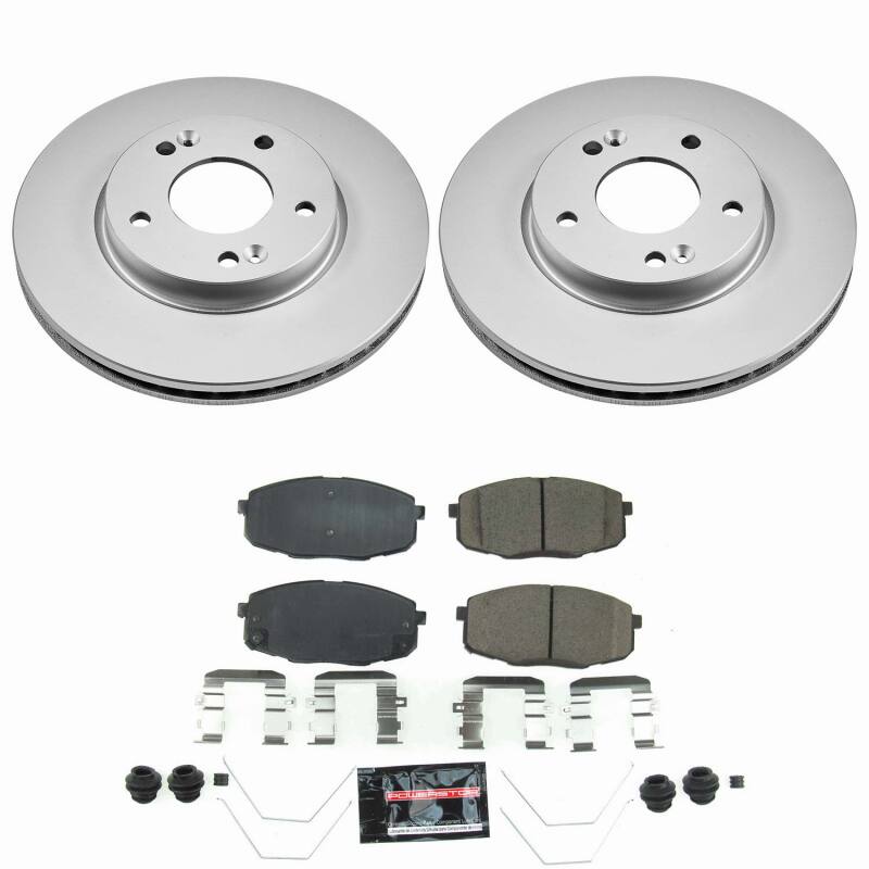 Power Stop 18-20 Hyundai Elantra GT Front Z23 Coated Brake Kit
