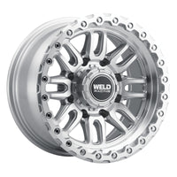 Weld Off-Road Swift 17x9in - 8x170 BP - ET-12 - 125.1mm CB - Gloss Silver Machined Wheel & Ring