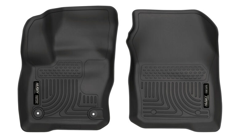 Husky Liners 16-18 Ford Focus (Excl. RS) WeatherBeater Front Floor Liner - Black