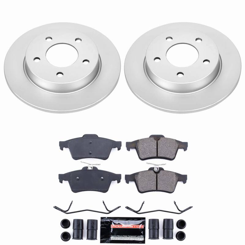 Power Stop 06-13 Mazda 3 Rear Z23 Coated Brake Kit