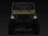 Raxiom 97-06 Jeep Wrangler TJ Axial Series LED Sequential Cornering Lights- Clear