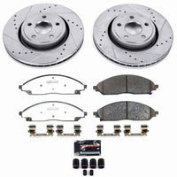 Power Stop 22-24 Jeep Grand Cherokee Front Z36 Truck & Tow Brake Kit