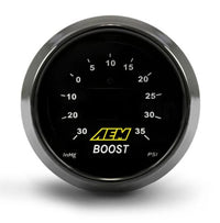 AEM 52mm Boost Digital Gauge -30-35psi