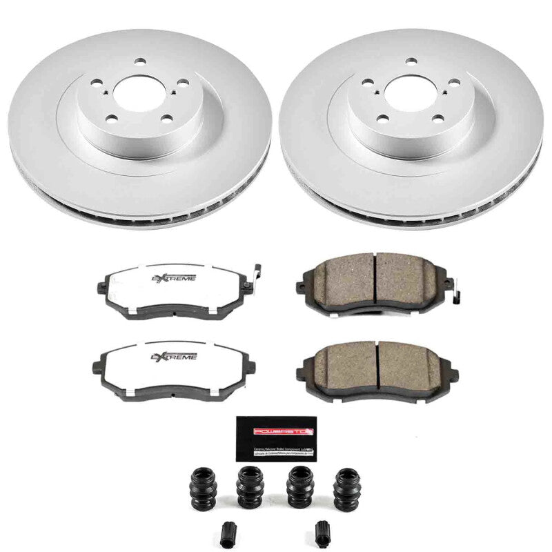 Power Stop 05-06 Saab 9-2X Front Z26 Coated Brake Kit