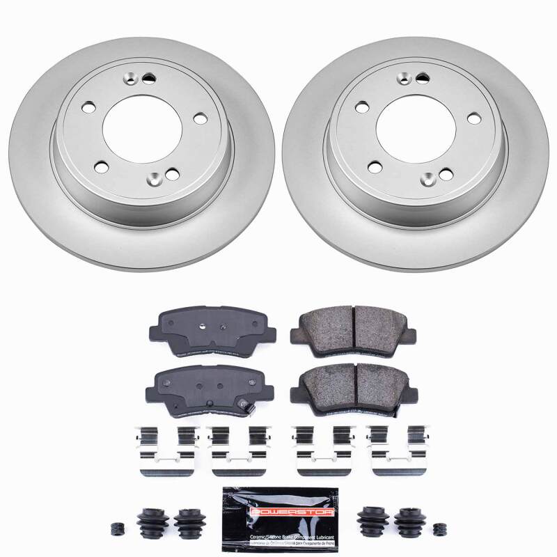 Power Stop 13-20 Hyundai Elantra GT Rear Z23 Coated Brake Kit