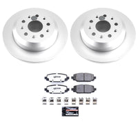 Power Stop 18-25 Jeep Wrangler Rear Z36 Coated Truck & Tow Brake Kit