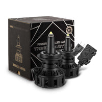 AlphaRex Black Ammo Panoramic LED Light Bulbs - H11