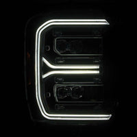 AlphaRex 23-26 Ford F-250 SD NOVA LED Proj Headlights Blk w/Activ Light/Seq Signal/Switchback