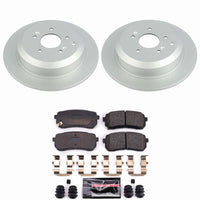 Power Stop 07-12 Hyundai Veracruz Rear Z23 Coated Brake Kit