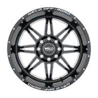 Weld Cheyenne W132 Series 20x9/8x165.1 ET00/5.00 BS/125.1 Gloss BLK