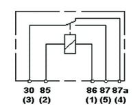 Hella Relay Mini Iso 5 Pole 12V Spdt Bkt