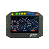 AEM CD-5G Carbon Flush Digital Dash Display w/ Internal 20Hz GPS & Antenna