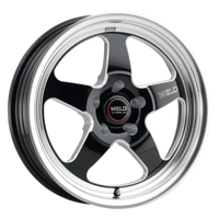 Weld 17x10 Ventura Drag 5x114.3 ET49 BS 7.42 Gloss BLK MIL DIA 78.1