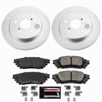 Power Stop 15-17 Lexus NX200t Rear Z23 Coated Brake Kit