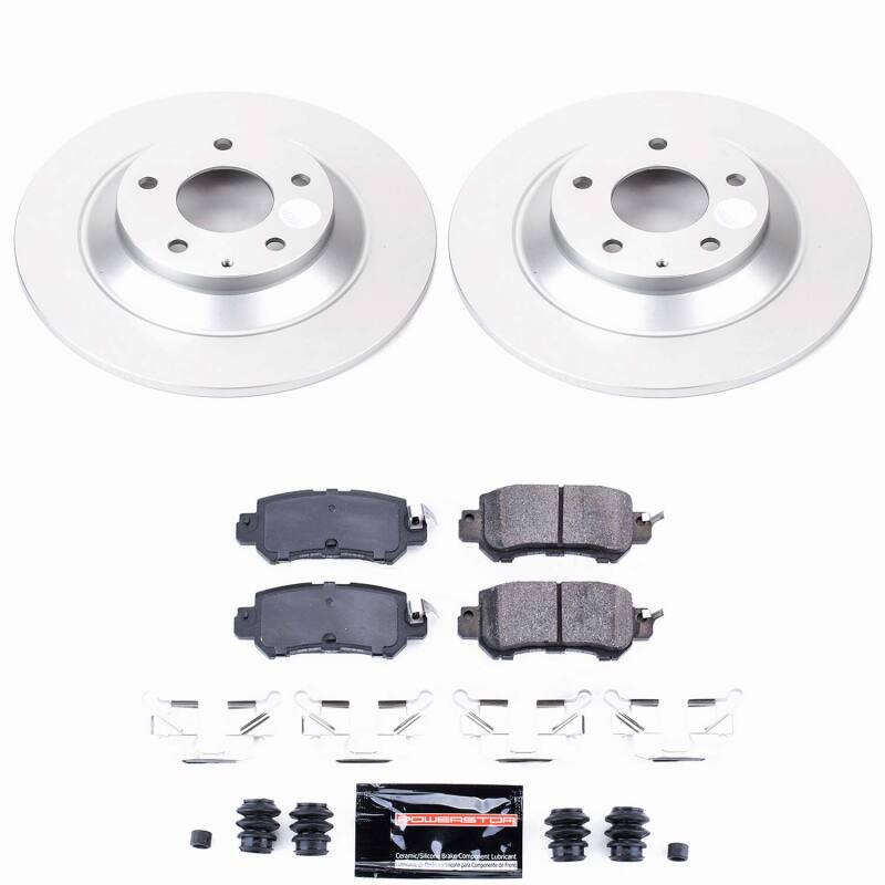 Power Stop 13-15 Mazda CX-5 Rear Z23 Coated Brake Kit