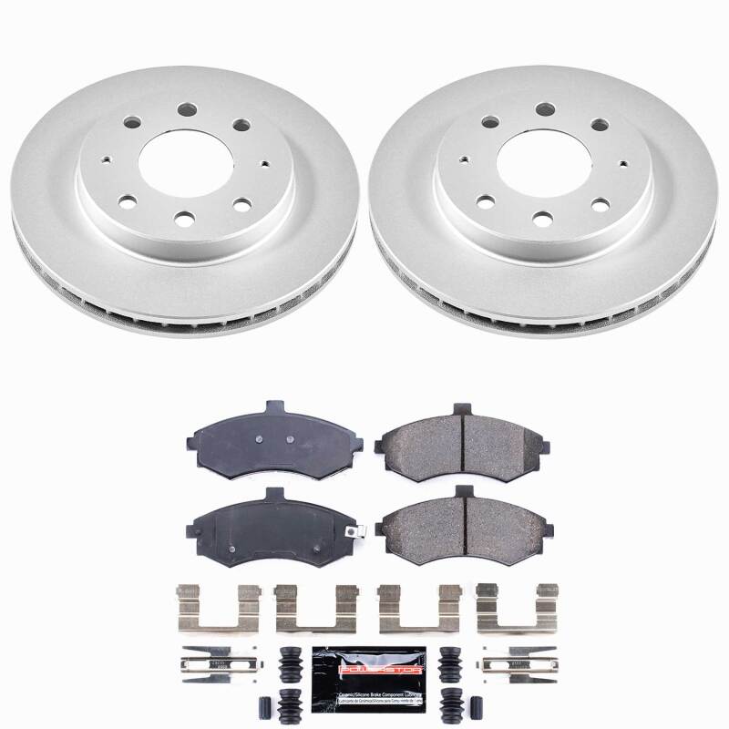 Power Stop 02-05 Hyundai Elantra Front Z23 Coated Brake Kit