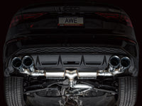 AWE Tuning 22-24 Audi 8Y S3 Touring Edition Exhaust - Chrome Silver Tips