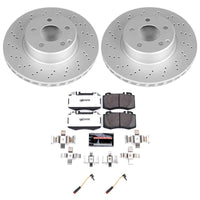 Power Stop 03-06 Mercedes-Benz CL500 Front Z26 Coated Brake Kit