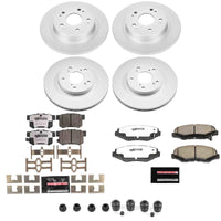 Power Stop 2005 Honda Accord Front and Rear Z26 Coated Brake Kit