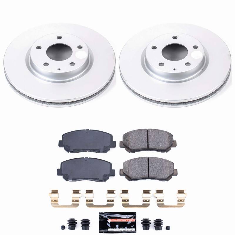 Power Stop 13-15 Mazda CX-5 Front Z23 Coated Brake Kit