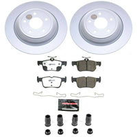 Power Stop 21-26 Ford Bronco Sport Rear Z36 Coated Truck & Tow Brake Kit