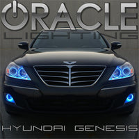 Oracle 09-10 Hyundai Genesis LED Headlight Halo Kit - Blue