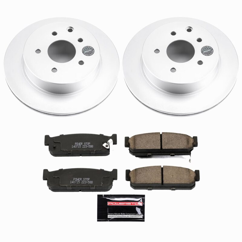 Power Stop 93-97 Infiniti J30 Rear Z23 Coated Brake Kit