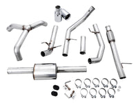 AWE Tuning 4th Gen GM 1500 5.3L 0FG Cat-Back Split Rear Exit (Flat Bumper) - Quad Chrome Tips