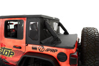 Bestop 18-26 Jeep Wrangler JL 2-Door Halftop Soft Top (Premium Black Twill)