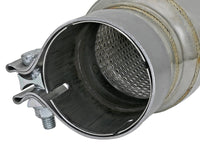 aFe MACH Force-Xp Resonator 2-1/2 IN Inlet/Outlet x 4 IN Dia. x 12 IN Body x 15 IN Overall Length