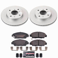 Power Stop 92-96 Honda Prelude Front Z23 Coated Brake Kit