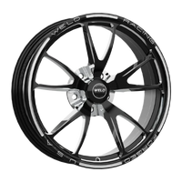 Weld Full Throttle 1-Piece 15x3.5 / Strange Spindle / 1.75in BS Gloss Black Milled Wheel - Non-BL