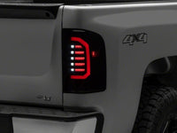 Raxiom 07-14 Chevrolet Silverado 1500 Axial Series LED Tail Lights- Black Housing (Smoked Lens)