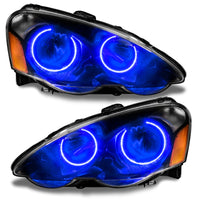 Oracle 02-04 Acura RSX LED Headlight Halo Kit - Blue