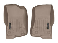 WeatherTech 2018+ Jeep Wrangler Unlimited Front FloorLiner - Tan